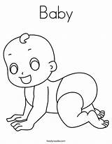 Coloring Baby Pages Printable Cute Newborn Kids Brother Shower Print Clipart Family Noodle Twistynoodle Babies Sheets Girl Cartoon Boy Tracing sketch template