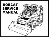 Coloring Pages Bobcat Skid Steer S185 Color Loader S175 Printable Manual Equipment Turbo Cooloring Sketch Service Tradebit Tractor Template sketch template