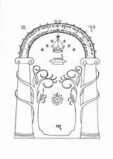 Durin Gate Deviantart sketch template