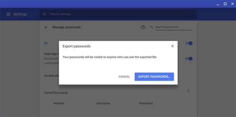 google gaat chrome wachtwoorden exporteren eenvoudiger maken computer