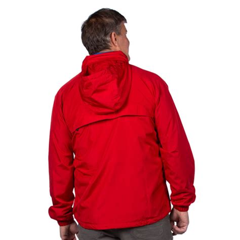 mens pack windbreaker red xl scottevest travelwear touch  modern