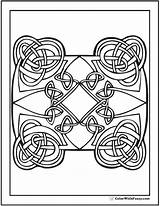 Celtic Coloring Pages Patterns Choose Board Irish sketch template