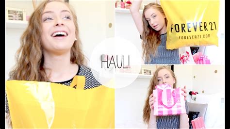 haul ♡ forever 21 handm victorias secret and more youtube