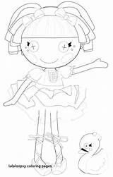 Coloring Lalaloopsy Pages Pdf Getcolorings sketch template