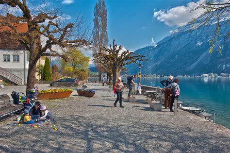 happy hour spring time is hear brienz canton of bern