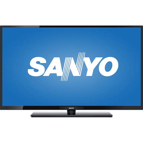 sanyo fwdt p  led tv black certified refurbished walmartcom