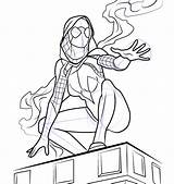 Gwen Stacy sketch template