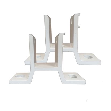 aleko hbrawning wall mounting brackets  retractable awnings white color lot