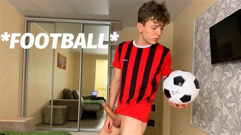 football teenager 18 y o and secret training for winning