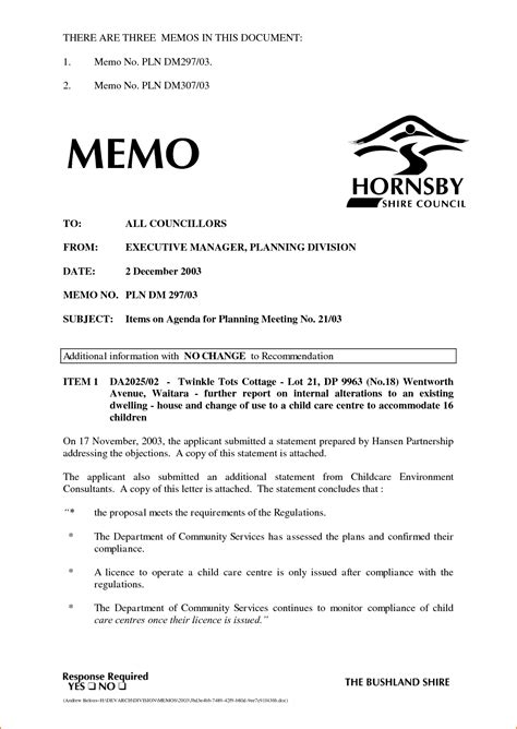 memo writing guidelines financial report