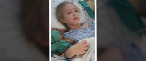 eight year old girl with rare breast cancer has mastectomy abc news