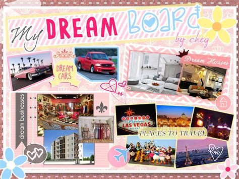 Scrapbook Type Pink And Kikay Peg Dream Board Design For My Ate