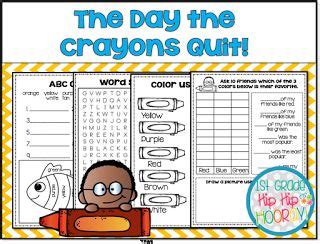 day  crayons quit fun education crayon color activities