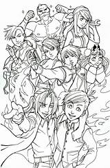 Alchemist Fullmetal Lineart Aniyuki sketch template