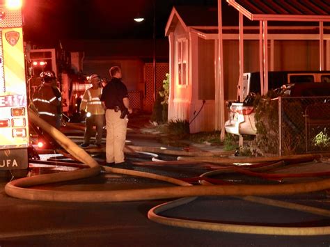 west valley city mobile home total loss  fire dog dies  blaze gephardt daily