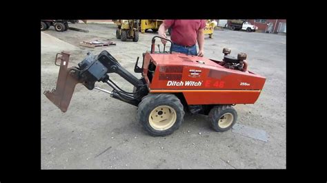 ditch witch sx cable plow  sale sold  auction october   youtube