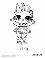 Lol Coloring Pages Lux Luxe Surprise Dolls Doll Sheets Color Printable Kids Template Mandala Choose Board sketch template