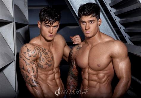 harrison twins by photographer justin tayler 03 male celeb news