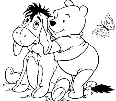 winnie  pooh easter coloring pages  getcoloringscom