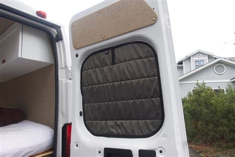 promaster window covers  rear doors pair quest overland
