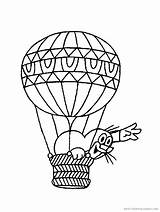Air Coloring Hot Balloon Printable Template Pages Basket Balloons Outline Transportation Vehicle Color Print Clipart Colouring Baloons Popular Coloringhome Pro sketch template