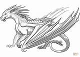 Fire Coloring Pages Dragon Breathing Dragons Getcolorings sketch template