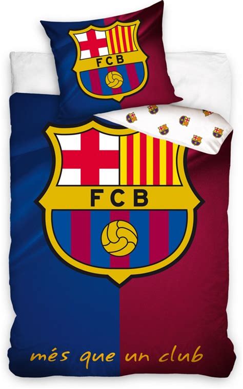 bolcom fc barcelona dekbedovertrek logo  cm roodblauwwit  cm