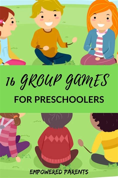 indoor  outdoor group games  preschoolers empowered parents