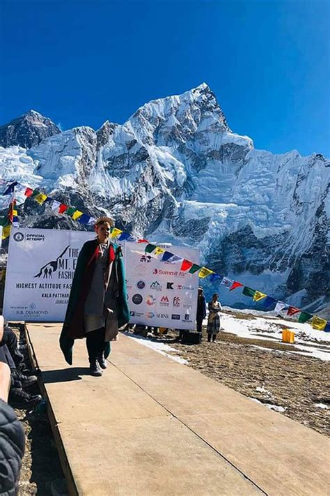 mount everest fashion runway 5 glamour nepal