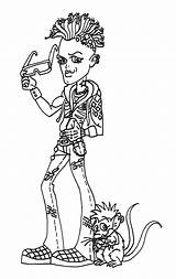 Monster High Coloring Pages sketch template