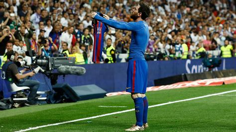 Lionel Messi Celebration Vs Real Madrid