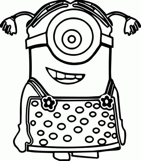 fun  cute minion coloring pages  coloring