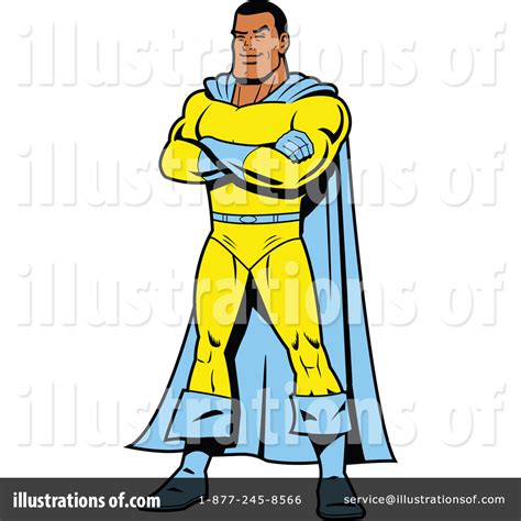 super hero clipart  illustration  clip art mascots