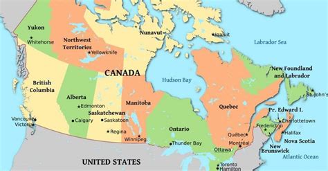 canada map canada map canadian provinces yellowknife