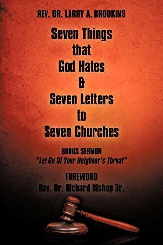 seven things that god hates and seven letters to seven churches ebay