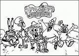 Coloring Spongebob Nickelodeon Usps Teams Print Pdf sketch template