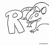 Rat Coloring Coloringcrew sketch template