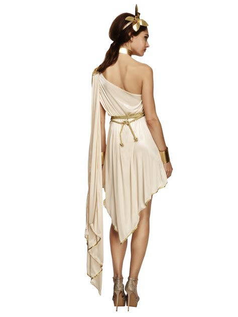 Ladies Fever Greek Roman Grecian Goddess Toga Fancy Dress Costume