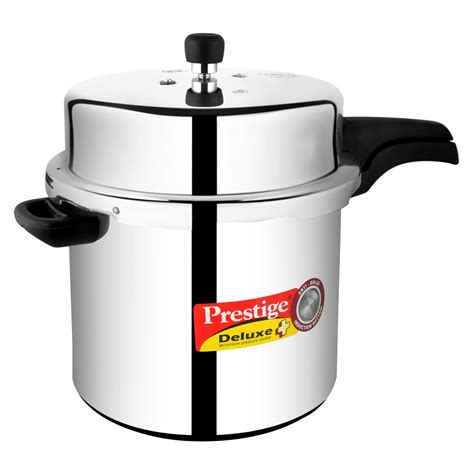 buy prestige deluxe  pressure cooker  ltr aluminium pressure