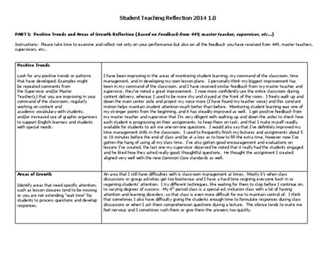 student teaching reflection classroom inclusion education
