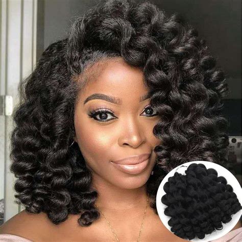 2020 8jamaican Bounce Crochet Hair Ombre Jumpy Wand Curl
