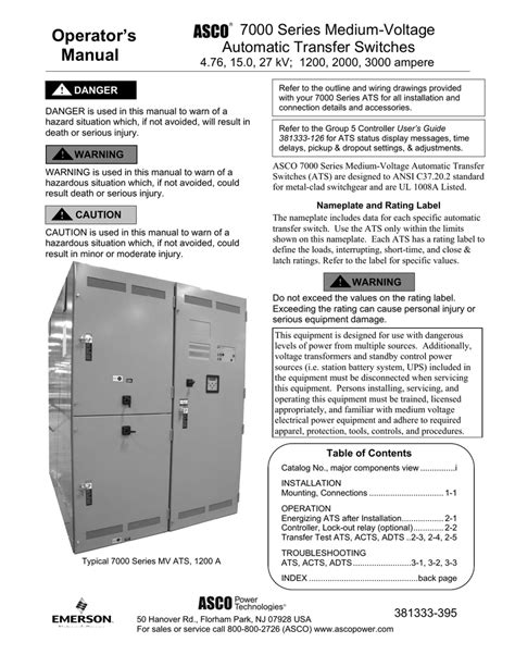 asco  series automatic transfer switch wiring diagram wiring diagram