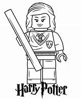Coloring Granger Hermione Potter Harry Lego Sheet Topcoloringpages Print sketch template