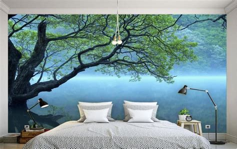 modern  wallpaper  bedroom mural wall