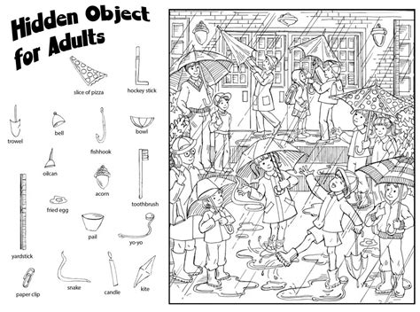 hidden object printables printablee  printable find hidden