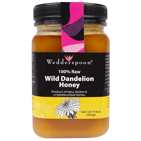 buy 100 raw wild dandelion honey 500 gram wedderspoon