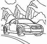 Coloring Pages Audi R8 Bmw Car Tt Racing M3 Color Easy Cars R18 Colour Own Printable Print сars Getdrawings Template sketch template