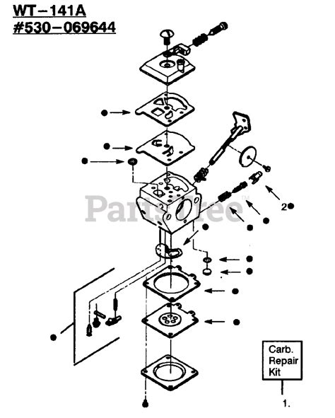 poulan pro pp  poulan pro blower carburetor wt  parts lookup  diagrams partstree