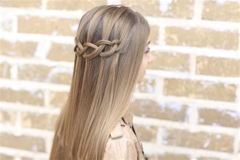 how to create a loop waterfall braid cute girls hairstyles