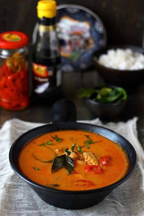 thai red chicken curry recipe fun food frolic